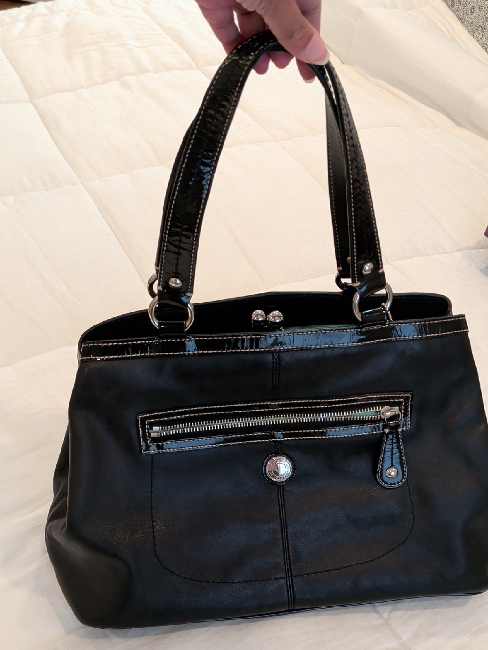 Coach Black Women’s Shoulder Bag - Classic Structured Tote